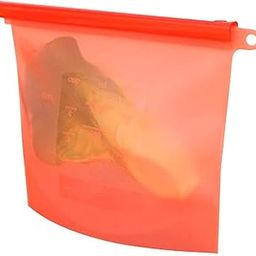 SYGA 1 Piece Silicon Food Storage Bags Refrigerator & Dishwasher Safe Bags (Color May Vary)-image-39