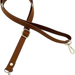 bnf® Shoulder Strap PU Leather Simple Fashion for Women Crossbody Purse Strap Brown|Clothing, Shoes & Accessories | Womens & s |Hand Accessories|1 Adjustable Shoulder Strap-image-0