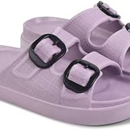 Premium Women’s & Girl's Slide Soft EVA Sole, Lightweight Comfort Slip-On Slides for Indoor & Outdoor Use-image-84