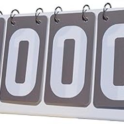 SECRET DESIRE Creations Sports Scoreboard Flip Number Score Board for Soccer Table Tennis Basketball Gray-picture-30