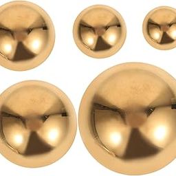 IWOWHERO 5pcs Polished Gazing Spheres Decorative Garden Hemisphere Balls for Stunning Reflections for Garden Decor and Centerpieces-image-14