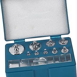 GOTOTOP Precision Calibration Weight 1g 2g 5g 10g 20g 50g 100g Scale Balance Jewelry Set Tweezer 0.1g 0.2g 0.5g Steel Kit-30