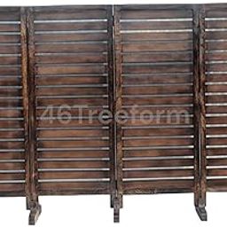 46Treeform® Wooden Room Partition/Screen/Room Divider/Room Separator for Livng Room Bedroom Home Office Restarurant Hallway/Divider for Kitchen 20 Inches Wide (4 Panel 4 Feet with Stands)-image-92