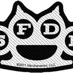Five Finger Death Punch 5FDP Die Cut Logo Patch Knuckles Metal Sew On Applique-picture-23