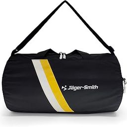GB 600 Multipurpose Gym Bag with Shoe Compartment (Black, White & Yellow)-21