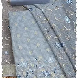 soch Womens Kota Embroide Unstitch Dress Material With Thread Work-picture-44