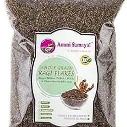 Ammi Samayal Ragi Flakes (Avul) | Whole Grain Premium Finger Millet | Ragi Poha Fresh Coconut & Country Sugar | Breakfast Millet Pohe Loaded With Calcium & Nutrients | Pack of 1 |500g-image-97