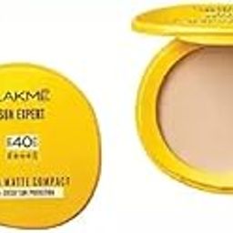 LAKMÉ Lakm? Sun Expert Ultra Matte Compact Spf 40 Uva/Uvb P+++(Pack Of 02) Compact for All Skin Type (Universal Beige Shade, 14 G)-25
