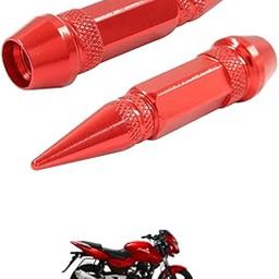 LOVMOTO Universal 2PC Spiked Aluminum Stem Valve Caps Dustproof Tire Wheel Stem Caps for Cars,SUVs,Trucks Bicycles and Motorcycles Comfortable with Pul-SAR-image-70