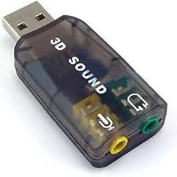 USB Sound Card Adapter 3D Audio Virtual 5.1 Channel (Color May Vary)-image-50