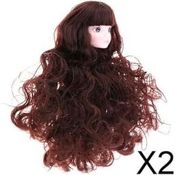 CALANDIS™ 2x1/6 BJD Head Sculpt with Brown Hair for Xinyi Doll Body Part DIY Accessories | Full Size, SD | Dollfie & BJDs | by Brand, Company, Character | Dolls-image-47