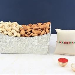 SFU E Com Dry Fruit Hamper For Rakshabandhan Gift | Dry Fruit And Rakhi For Brother | Dry Fruit Basket Hamper | 150-image-57