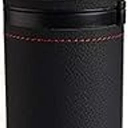 Sulfar Elegant Cylinder Car Tissue Box | Luxurious PU Leather Design, Perfectly Fits Car Cup Holders | Holds Up to 30 Tissues, Practical and Stylish | Black-image-7