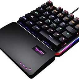 3nh 35 Keys Single One Hand Mechanical Gaming Keyboard USB Wired Gamer Gaming Keyboard Gamer Floating Led-image-70