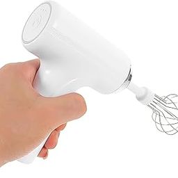 RAKSAK Wireless Hand Mixer, Charging Handheld 2pc Portable Whisk Mini High Power Beater Baking Hand Held Mixer, Portable Kitchen Blender.-image-2