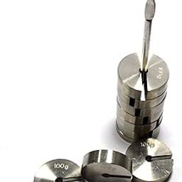 Asian Scientific Iron Chrome Plated 100gm × 10 1000 gm Slotted Weight Set-11