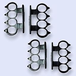 Stainless Steel punch For Self Defence,Heavy Build Quality,Black (Pack of 4 pic)-image-79