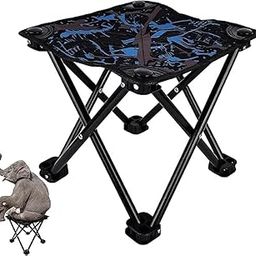 wearonics™ Ultralight Folding Camping Chair – Portable Outdoor Stool with Oxford Fabric | Lightweight Seat for Fishing, Picnic, Beach, Hiking | Max Load 100kg | Small, Multicolor-image-94
