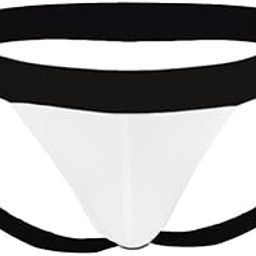 Free Size Black Jockstraps Mens Lingerie(White) M-picture-17