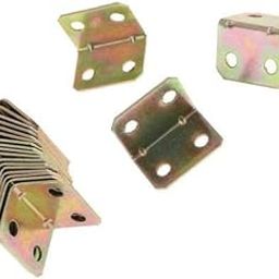 ATORSE™ 6x20pcs Polished Angle Fixed Bracket Furniture Frame Cabinet Connector 18 x 18 x 23mm|Home & Garden|Home Improvement|Building & Hardware|Nails Screws & Fasteners|Braces & Brackets-image-30