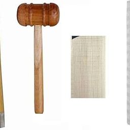 Aerolooks ®Combo of Cricket Knocking Wood Mallet Hammer +Bat Preparation Tape + Bat Grip Cone + 1 Bat Grip (Tool & Accessories Pack of 4)-image-97