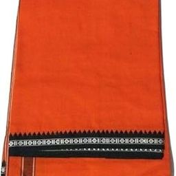 Dhiwan Border Color Dhoti for men cotton, single dhoti (2 meter / 4 mulam)-image-49