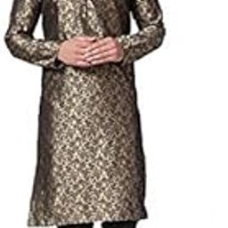 Men's Silk Kurta Pyjama Set-image-38