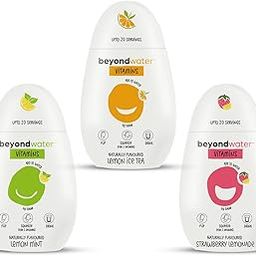 Beyond Water Vitamin Water - (Pack of 3 X 20 Servings each) - Zero Calorie Sugar-Free Drinks Mix Natural Instant Fruit Drink Mix, Hydration drink, 10+ Vitamins & Minerals, Healthy Fruit Flavour, 100% Natural Ingredients, Low in sugar, Flavoured Water-picture-25