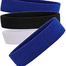 r lon R-LON Workout Headband for Women & Men - Moisture Wicking & Non-Slip Exercise Hairband or Sports Sweatband -Ideal for All Sports Like Tennis, TT, Badminton, Running and Yoga (4 PC) a14-picture-4