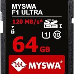 MYSWA F1-SDHC Card SD Card 64GB_U1 120MB/s R for DSLR Cameras, for Full HD Recording, 10Y Warranty-14