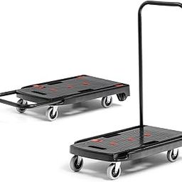 Corvids 150 Kg Portable & Compact Plastic Platform Trolley | 2-Year Warranty |Folding Platform Hand Truck with 360 Rotating Wheels for Home, Office, Warehouse & Outdoor Use-26