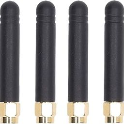 NBR 2.4GHz Whip Rubber Duck Thumb Omni Antenna GSM Antenna 2.5dbi Straight with SMA Male Connector Antenna Use for WiFi SIM900A GPRS- 4 pc.-image-10
