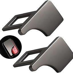 Pinzu Pack of Two piece clip Alloy Metal metal Auto Seat Belt Cover Shoulder Pad, Car Interior Accessories Universal for Most Vehicles T Design-16