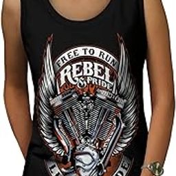 FUNKY CLUB Free Riding Womens Tank Top, Motor Athletic Sports Shirt Graphic Tank Top/Gym Tanks-picture-45