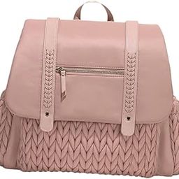 ATORSE Diaper Backpack Casual Daypack Organizer with Side Pocket Nappy Changing Bag Pink|Baby|Diapering|Diaper Bags-15