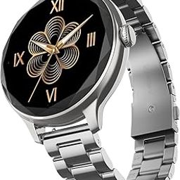 Noise Diva Smartwatch for Women with Diamond Cut Dial, Glossy Metallic Finish, AMOLED Display, New Metal Straps, 100+ Watch Faces, Female Cycle Tracker Smart Watch for Women (Metallic Silver)-image-59