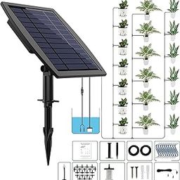 SUNCHHAYA Solar Powered Irrigation System Kit, 20 Plants Automatic Watering System, 25 Timer Modes, DIY Garden Irrigation for Indoor Outdoor Plants-picture-15