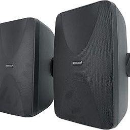 Rockville 2 WET-6525B 6.5" 70V Commercial Indoor/Outdoor Wall Speakers in Black-image-10