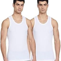 Vest Men & Boys in Cotton Sleeveless Vest/Baniyan Modern Regular Fit Solid Inner wear Sando in White Color Pack of 2-10