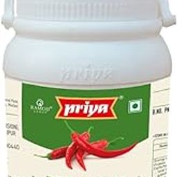 Priya Red Chilli Pickle with Garlic, 1kg - Authentic Telugu Style Achar| Traditional South Indian Taste |Homemade Lal Mirch Achar|Sour and Spicy|With Tamarind Paste, Mixed Spices and Dry Chillies-image-7