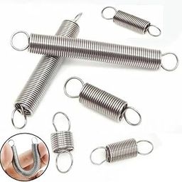 10Pcs 304 Stainles Steel Cylindroid Helical Pullback Extension Tension Coil Spring Wire Diameter 0.3mm ( Color : 3MM_0.3MM , Size : 25mm )-image-52