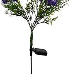 Lyla Solar Lawn Light Led Dandelion Shape Landscape for Decoration Outdoor Street Purple-31