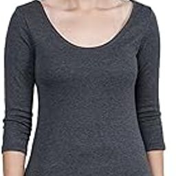 Womens Winter Wear 3/4th Sleeve Thermal Top-image-6