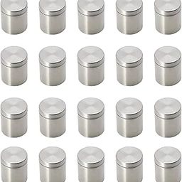 Mecion 20 Pack Advertising Screws, Stainless Steel Wall Standoff Mounts Sign Standoff Screws Glass Acrylic Standoff, (25 x 30 mm)-image-90