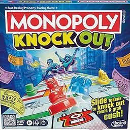 Monopoly Knockout Family Party Game for Kids, Teens, and Adults | Ages 8 and Up | 2-8 Players | 20 Mins. Average | Quick-Playing Board Games-image-8