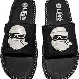 Men's Synthetic Leather Flip Flops | Comfortable & Durable Slip-On Sandals | Stylish Slippers for Beach, Travel, Outdoor & Casual Use-picture-11