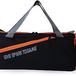 Men & Women Polyester Spark Orange Gym Bag/Duffle Bag/Sports Bag/Shoulder Bag/Sports Bags/Gym Bags for Men & Women with Shoe Compartment-image-16