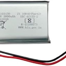 KP Original -103450 3.7v 1800mAh 2pin Wire Rechargeable Battery (is 16046(Part2) IEC 62133-2 with connetor for RC Toys, Bluetooth Speaker, Drone, DIY, MP3,DVD 1800 mah-picture-10