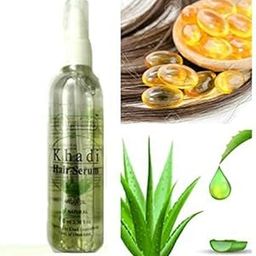 Khadi Rishikesh Herbal Hair Serum For Hair Growth,Shine Silky hair,Dry & Frizzy Hair-Control hairfall-Women & Men| With Argan Oil & Vitamin E-SLS & PARABEN FREE-100ML-हेयर सीरम-52