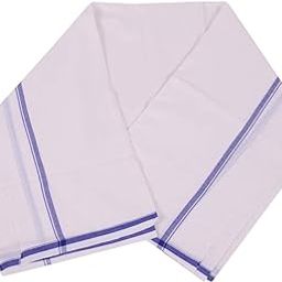 Bhagalpuri Lungi For Men | Men Handloom Pure Cotton Dhoti Size 2.5 meters |South Indian Solid Longi | Premium Mundu For Summer-image-30